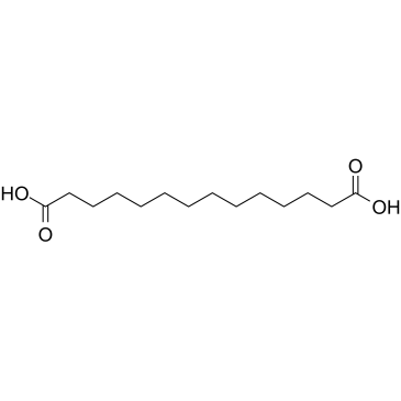 Tetradecanedioic acid 化学構造