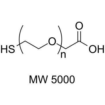 Thiol-PEG-CH2COOH (MW 5000) Chemische Struktur