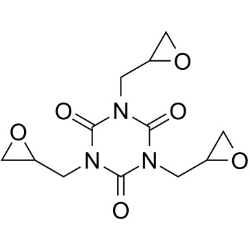 Triglycidyl isocyanurate Chemische Struktur