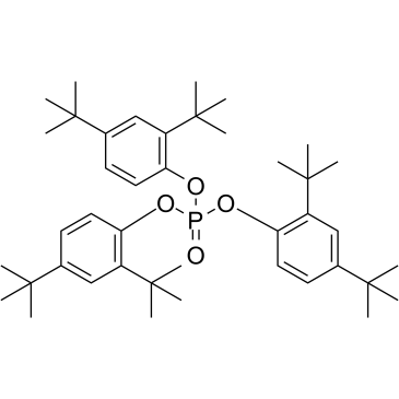 Tris(2,4-di-tert-butylphenyl)phosphate Chemische Struktur