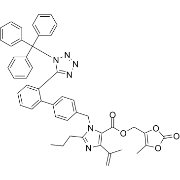 Trityl olmesartan medoxomil impurity III Chemische Struktur