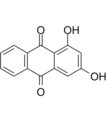 Xanthopurpurin Chemische Struktur