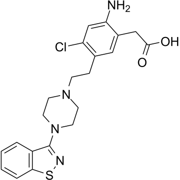 Ziprasidone amino acid 化学構造