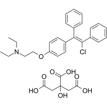 Zuclomiphene citrate  Chemical Structure