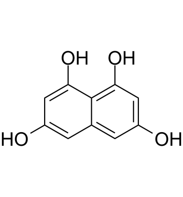 1,3,6,8-Tetrahydroxynaphthalene  Chemical Structure