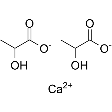 Calcium lactate Chemische Struktur