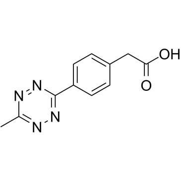 Methyltetrazine-acid Chemische Struktur