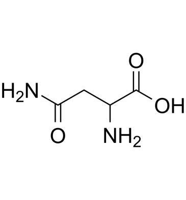 DL-Asparagine Chemische Struktur