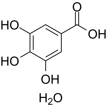 Gallic acid hydrate  Chemical Structure