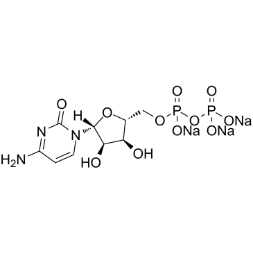 Cytidine 5'-diphosphate trisodium salt 化学構造