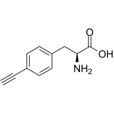 p-Ethynylphenylalanine التركيب الكيميائي
