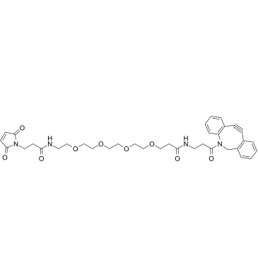 DBCO-PEG4-Maleimide Chemische Struktur