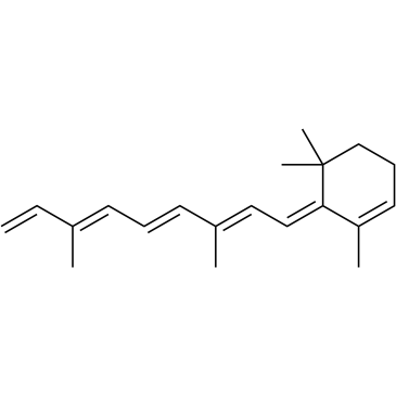 all-trans-Anhydro Retinol  Chemical Structure