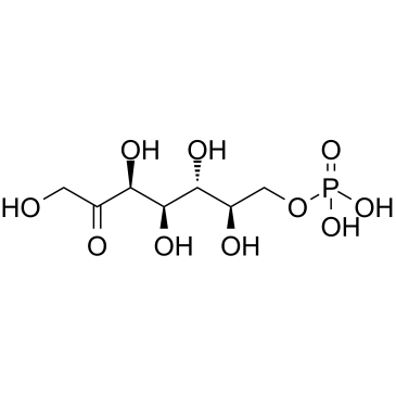 D-Sedoheptulose 7-phosphate 化学構造