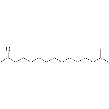 Hexahydrofarnesyl acetone 化学構造