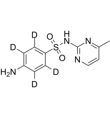 Sulfamerazine D4 Chemical Structure
