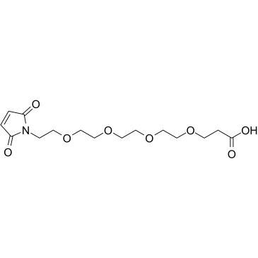 Mal-PEG4-acid Chemical Structure