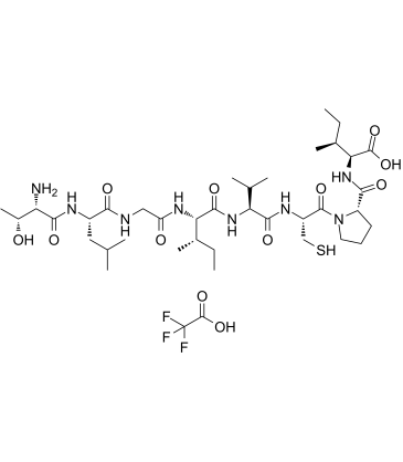 HPV16 E7 (86-93) (TFA) 化学構造