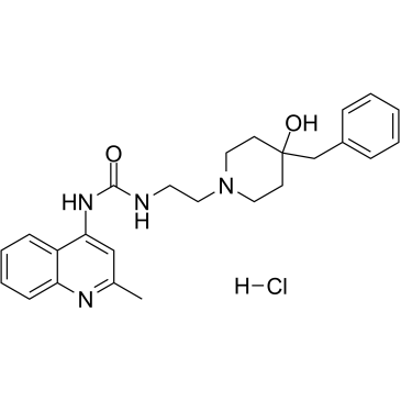 Palosuran hydrochloride Chemische Struktur