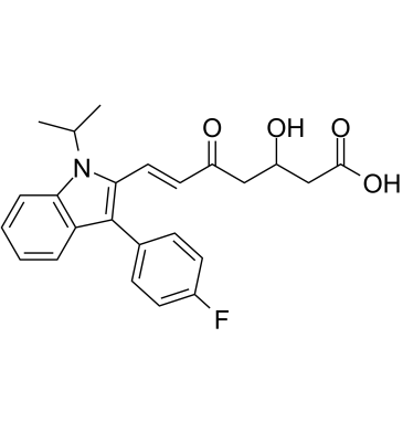(Rac)-5-Keto Fluvastatin  Chemical Structure