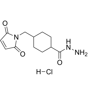 Mal-C2-cyclohexylcarboxyl-hydrazide hydrochloride Chemical Structure