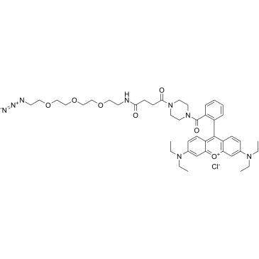 Rhodamine-N3 chloride التركيب الكيميائي