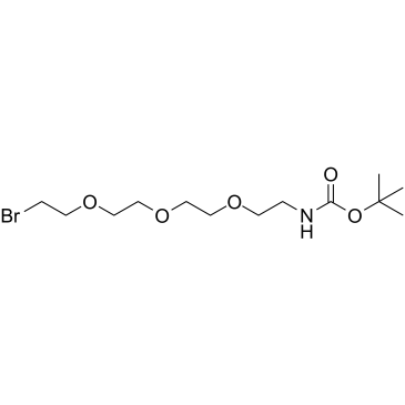N-Boc-PEG4-bromide Chemische Struktur