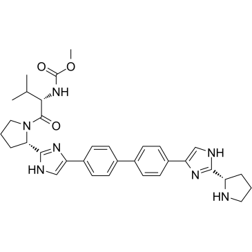 Monodes(N-carboxymethyl)valine Daclatasvir 化学構造