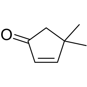 4,4-Dimethyl-2-cyclopenten-1-one 化学構造