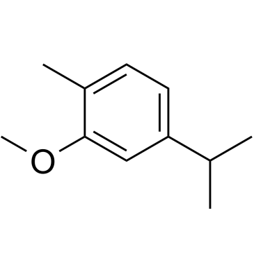 Carvacrol methyl ether 化学構造
