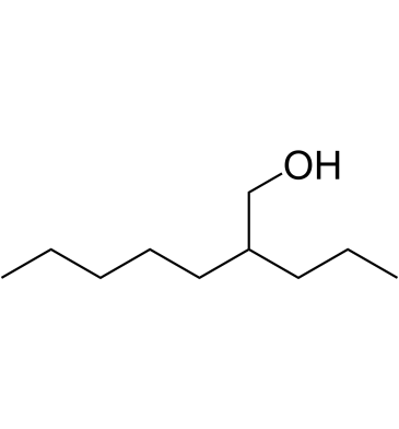 2-Propylheptanol 化学構造