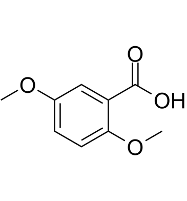 2,5-Dimethoxybenzoic acid 化学構造
