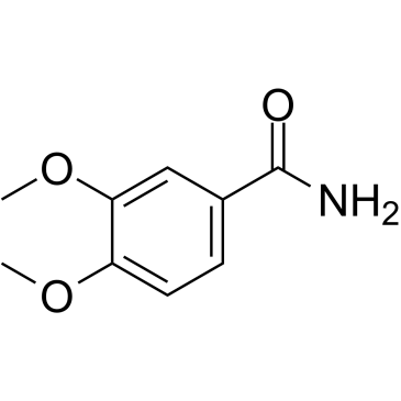 3,4-Dimethoxybenzamide 化学構造