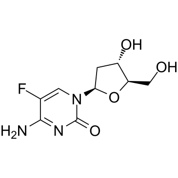 5-Fluoro-2'-deoxycytidine Chemische Struktur