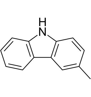 3-Methylcarbazole 化学構造