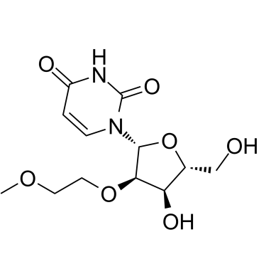 2'-O-(2-Methoxyethyl)-uridine 化学構造