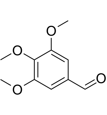 3,4,5-Trimethoxybenzaldehyde Chemical Structure