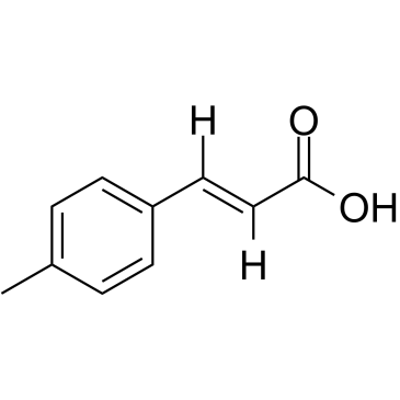 4-Methylcinnamic acid 化学構造