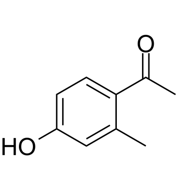 4′-Hydroxy-2′-methylacetophenone التركيب الكيميائي