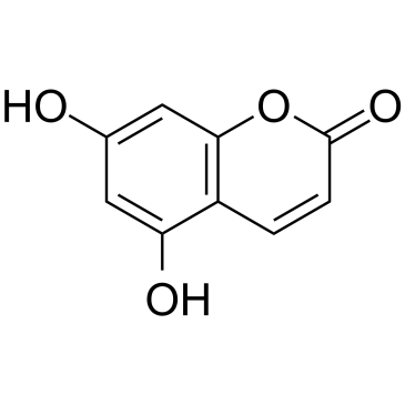 5,7-Dihydroxycoumarin 化学構造