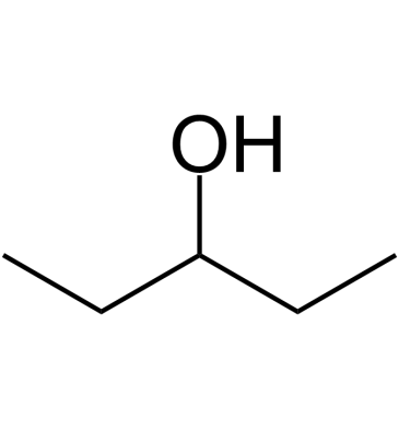 3-Pentanol Chemische Struktur