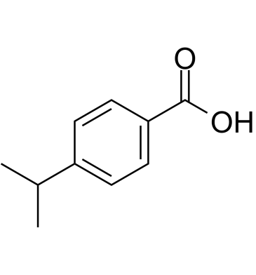 4-Isopropylbenzoic acid التركيب الكيميائي