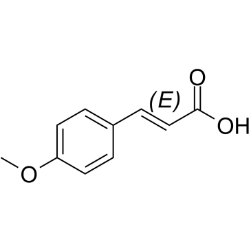 (E)-3-(4-Methoxyphenyl)acrylic acid  Chemical Structure