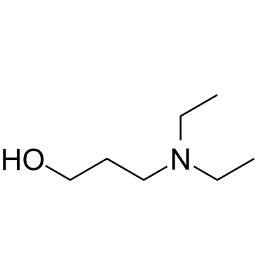 3-Diethylamino-1-propanol 化学構造