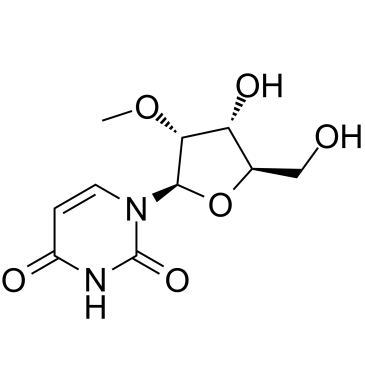 2′-O-Methyluridine 化学構造