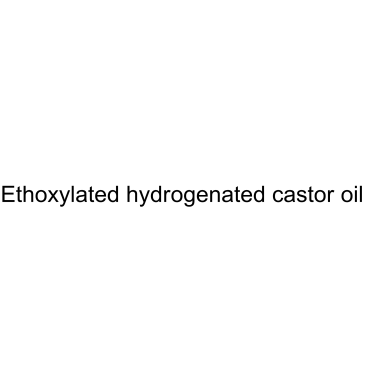 Ethoxylated hydrogenated castor oil 化学構造