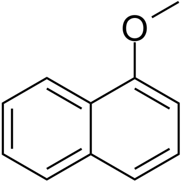 1-Methoxynaphthalene 化学構造
