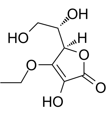 3-O-Ethyl-L-ascorbic acid 化学構造