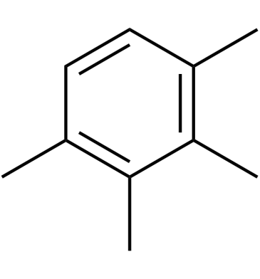 1,2,3,4-Tetramethylbenzene Chemische Struktur