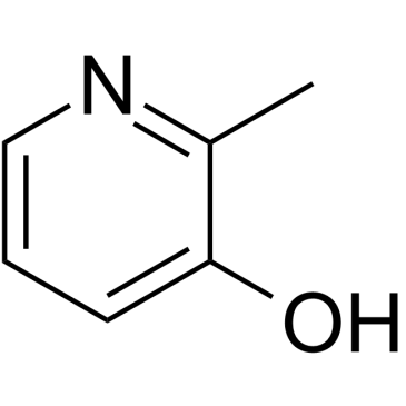 3-Hydroxy-2-methylpyridine 化学構造